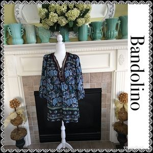 Vintage Bandolino boho dress, size L